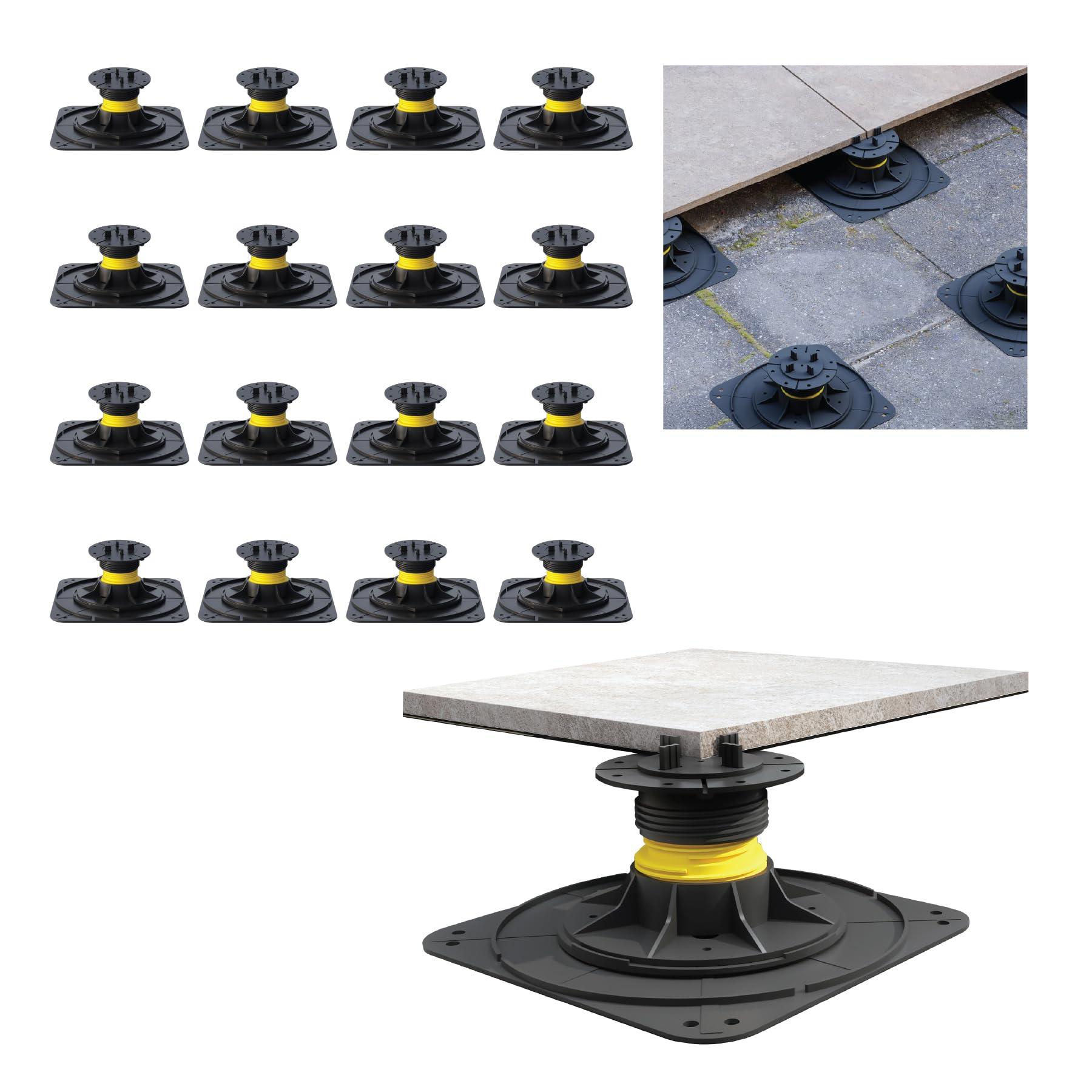 Amazon.com: Bison Level.Up Adjustable Pedestals for Paver Support